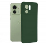 Cumpara ieftin Husa Motorola Edge 40 Silicon Verde Slim Mat cu Microfibra SoftEdge, Techsuit