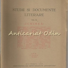 Studii Si Documente Literare XI - I. E. Toroutiu - 1940