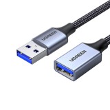 CABLU USB Ugreen prelungitor, &amp;quot;US115&amp;quot; USB 3.0 (T) la USB 3.0 (M), 1m, braided, negru, &amp;quot;10495&amp;quot; (timbru verde 0.08 lei) - 6957303814