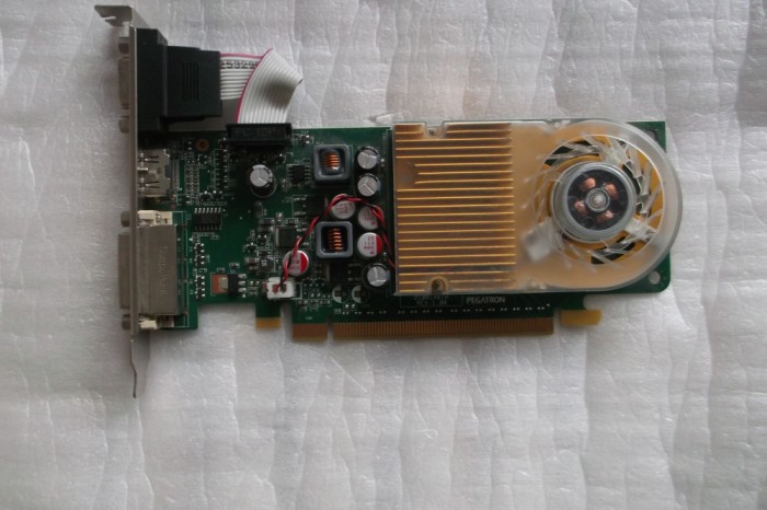 Placa video Pegatron Geforce 210 512mb ddr2/64 bits iesiri vga,dvi,hdmi