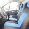 2+1 Huse Scaune pentru OPEL VIVARO 2014+ Microbuze Negru Albastru Textil