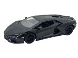 Macheta Lamborghini Revuelto negru 1:24 cu fum, sunet, lumini deschide usile
