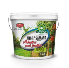 Ingrasamant pentru arbusti si pomi fructiferi Agrisol, granule, 3 kg