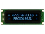 Afișaj OLED Alfanumeric 16x2 Albastru 85x30x10mm