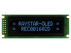 Afișaj OLED Alfanumeric 16x2 Albastru 85x30x10mm