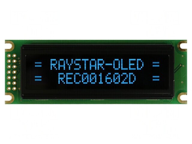Afișaj OLED Alfanumeric 16x2 Albastru 85x30x10mm