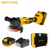 Polizor unghiular cu variator Rotor RBA21, 8500 RPM, acumulator 21 V /3 Ah