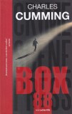 Box 88, Charles Cumming, Crime Scene Press, Thriller Spionaj, Romana, 2022, Lachlan Kite, 13x20 cm, Brosata, Stare Buna