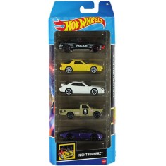 Set 5 masinute Hot Wheels, Nightburnerz