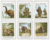 Laos 1982 Mi 523/28 MNH - Elefanti