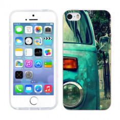 Husa iPhone 5S iPhone 5 Silicon Gel Tpu Model Vintage Car foto