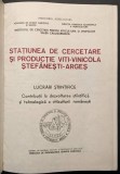 Lucrari Stiintifice Tehnologie Vin Viticultura RARA 447 pag. tabele, ilustrata