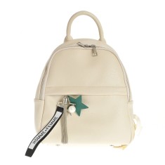 Rucsac crem cu accesorii vesele