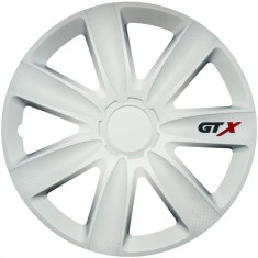Set capace roti auto Cridem GTX Carbon 4buc - Alb - 16&amp;#039;&amp;#039; Garage AutoRide foto