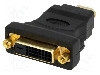 Cablu {{Tip cablu de conectare}}, DVI-D (24+1) soclu, HDMI mufa, {{Lungime cablu}}, {{Culoare izola&amp;#355;ie}}, LOGILINK - AH0002