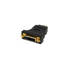 Cablu {{Tip cablu de conectare}}, DVI-D (24+1) soclu, HDMI mufa, {{Lungime cablu}}, {{Culoare izola&#355;ie}}, LOGILINK - AH0002