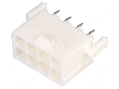 Soclu cablu-placă Mini-Fit Jr 8 pini aurit 4.2mm foto