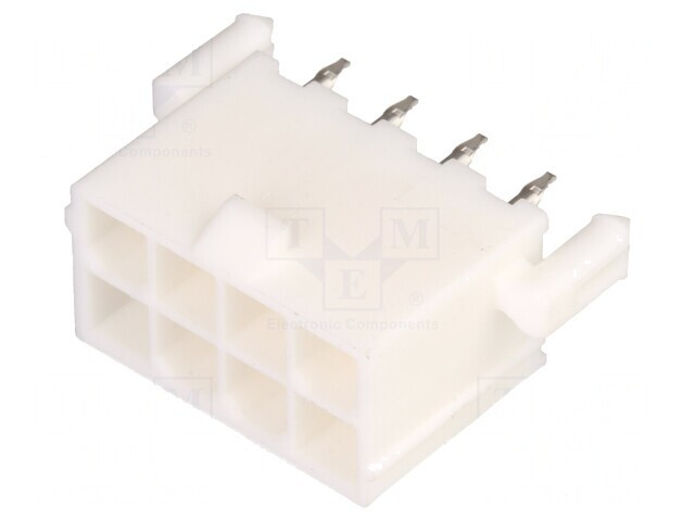 Soclu cablu-placă Mini-Fit Jr 8 pini aurit 4.2mm