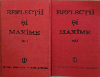 REFLECTII SI MAXIME VOL.1-2-CONSTANTIN BADESCU foto