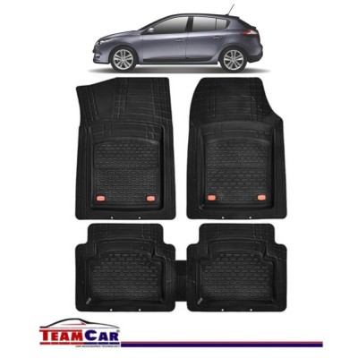Covorase Auto TeamCar&amp;reg; Renault Megane III Hatchback (2008-2016) Negru foto