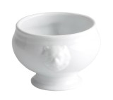 Set 6x Bol din portelan, model Cap de Leu, 440 cc