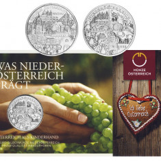 AUSTRIA 2013 - 10 Euro – Niederosterreich - Argint 925 /16,00 gr /Blister