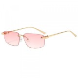 Ochelari De Soare Unisex Techsuit S098, Aurii Roz