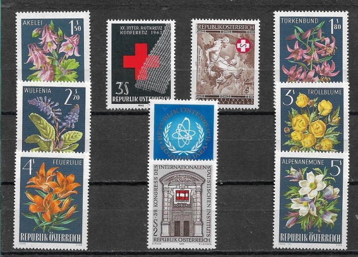 C1932 - lot timbre nestampilate MNH Austria