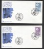 UN Geneva 1975 Peace operations Mi.54-55 FDC UN.062