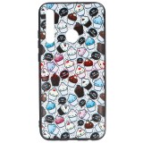 Husa Huawei P Smart 2019, TPU+PC, Print 3D Cupcakes, Protectie UV, Toc Telefon