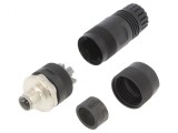 Mufă M12 PIN: 5 tată L-Power pe cablu cu şurub