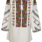 Bluza tip ie dama R24, alb/verde, marime XL