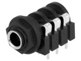 Soclu Jack Stereo 6.3mm cu &Icirc;ntrerupător Dublu