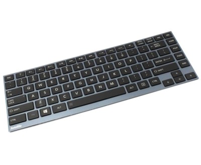 Tastatura Toshiba Albastra PSUL1R Rama iluminata backlit, PSUL1V Rama iluminata backlit, TX3GC 0R Rama foto