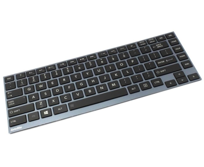 Tastatura Toshiba Albastra PSUL1R Rama iluminata backlit, PSUL1V Rama iluminata backlit, TX3GC 0R Rama