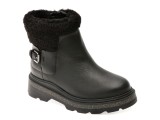 Ghete CLARKS negre, HENCROFT MADI WP, din piele naturala