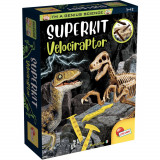 Experimentele micului geniu - Kit paleontologie Velociraptor, LISCIANI