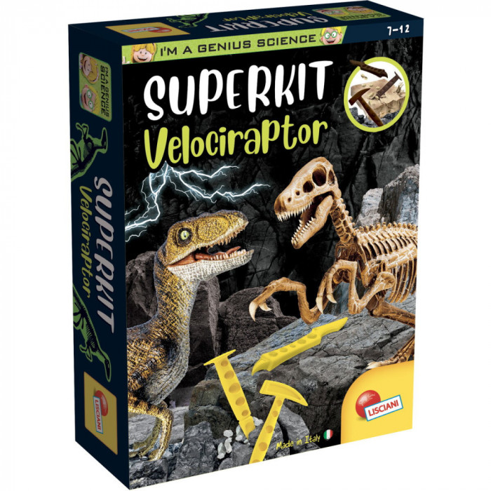 Experimentele micului geniu - Kit paleontologie Velociraptor