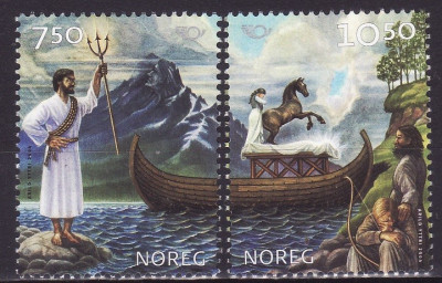 Norvegia 2004 - Mitologie 2v.neuzat,perfecta stare(z) foto