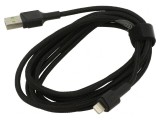 Cablu USB 2.0 Apple Lightning 0.3m Negru, Green Cell