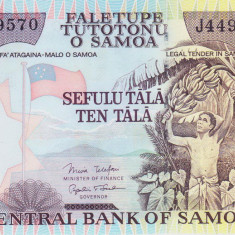 Bancnota Samoa 10 Tala (2005) - P34b UNC