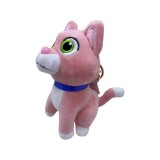 Breloc Pisica de plus roz