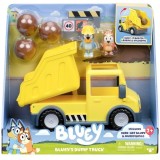 Set de joaca Bluey - Dump Truck, cu 2 figurine