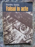 Falsul in acte Dumitru Sandu