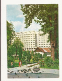 Carte Postala veche - Sangeorz-Bai, Vedere din parc, circulata 1980