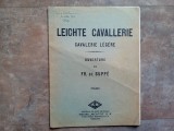Partitură Pian - LEICHTE CAVALLERIE (Cavalerie Legere) - FR. DE SUPPE - Ed. Mentor (Fosta Frații Moravetz) Timișoara