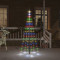 Brad de Craciun pe catarg, 108 LED-uri, multicolor, 180 cm GartenMobel Dekor