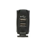 Incarcator universal 12/24V, 2 porturi USB, iesire 5V/3.1A DC, montaj in Tablou Bord/grila, incarcare rapida