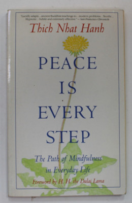 PEACE IS EVERY STEP , THE PATH OF MINDFULNESS IN EVERYFAY LIFE by THICH NHAT HANH , 1992 foto