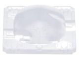 Lentilă LED pătrată silicon transparent 11,5mm
